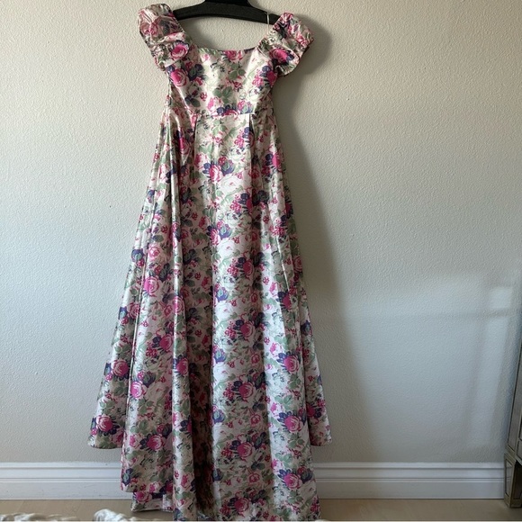 NWT LoveShackFancy Gilvery Maxi Dress Gown in Veiled Kiss Size 2 $595 Small. - Picture 7 of 16